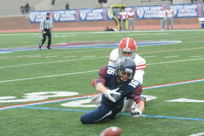 	Senior wide receiver Ty Taylor had four catches and two touchdowns in his final game with the Red and Blue, but Taylor and the rest of the senior class came up just short of a victory against Cornell.