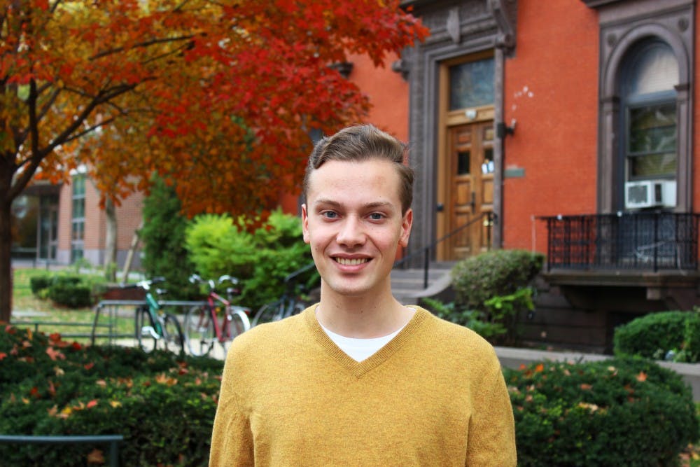 Peter Cumbo, College freshman and founder of Penn for Jeb, a political group on campus backing Republican presidential candidate Jeb Bush.