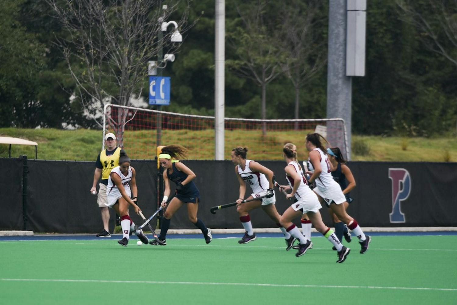 Although Penn field hockey split its weekend, junior attack Alexa Hoover shined throughout, scoring twice and logging an assist between the two games.