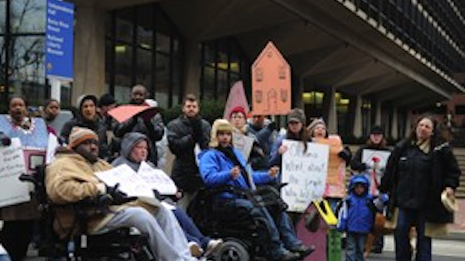 Penn Haven protests poverty