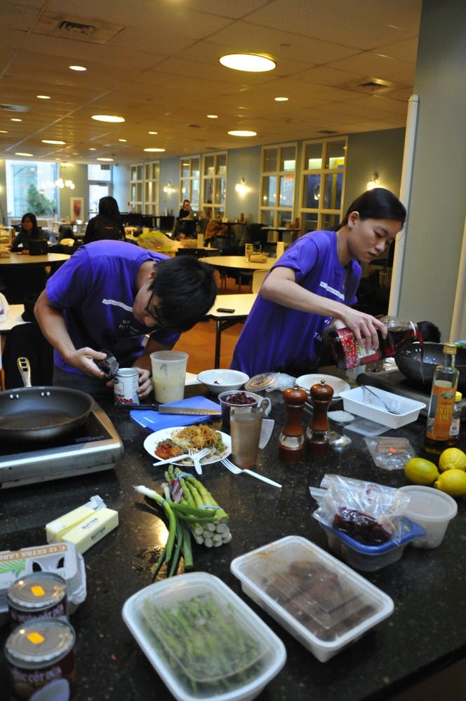 Student groups cook for a cause