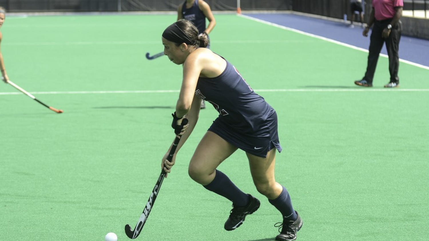 Senior Elizabeth Hitti scored the Quakers' game-winning goal on Sunday, and will look to help the team avoid losing two trap games this week.