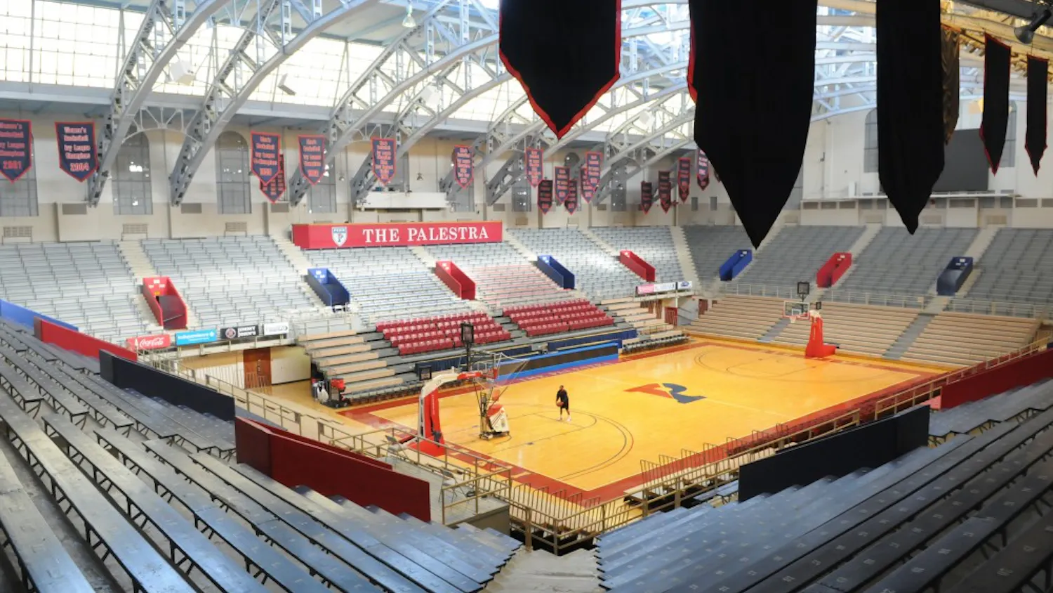 Palestra photos for Hinkle Fieldhouse comparison column.