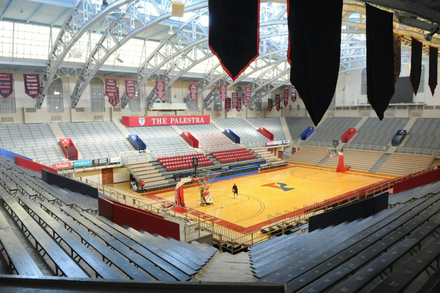Palestra photos for Hinkle Fieldhouse comparison column.