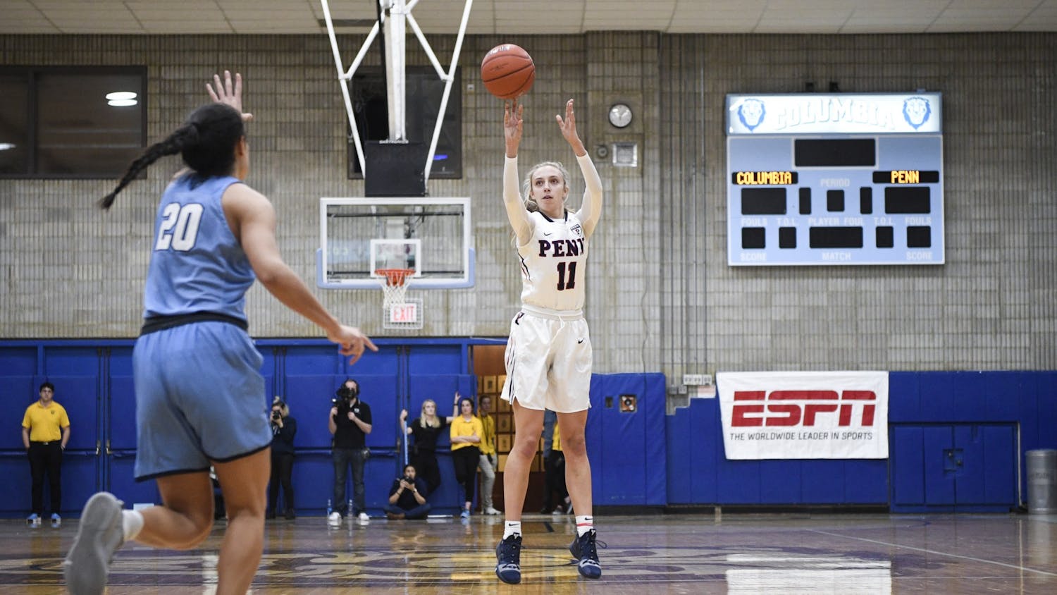 WBB Columbia Kendall Grasela Three Pointer.jpg