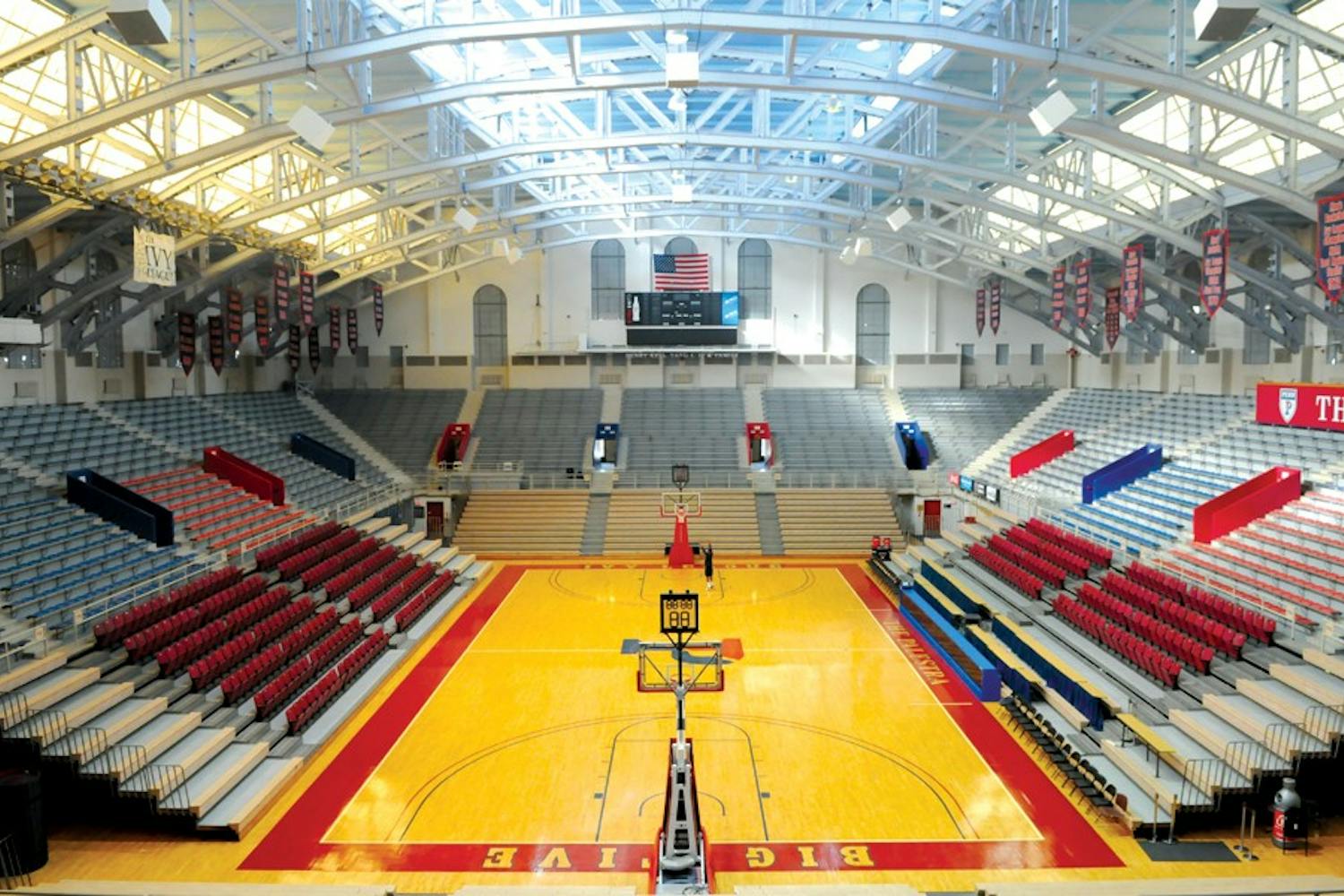 Palestra photos for Hinkle Fieldhouse comparison column.