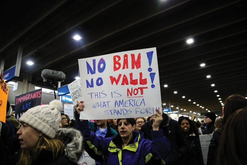 Philadelphia citizens protest Trump's immigration ban