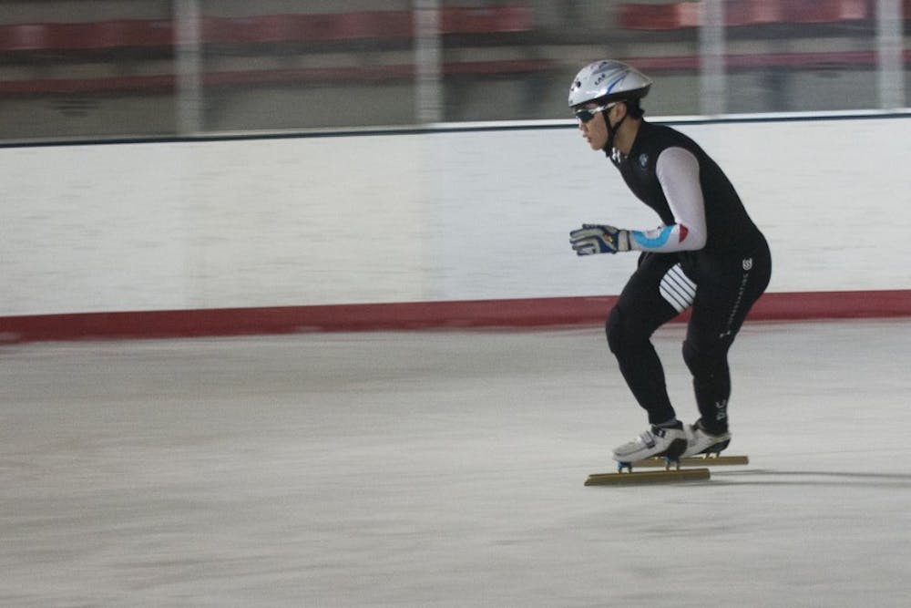 After only six seasons of competitive short track speed skating, Benjamin Oh has already been national champion in his age group and is going to his second international competition representing the United States. 