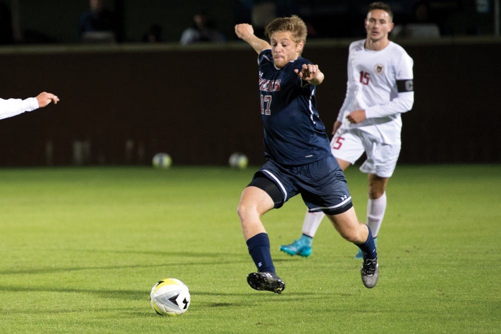 Senior captain James Rushton referred to his final game as a member of Penn soccer as “emotional” as the team finished its final home game of the season with a loss to Princeton at Rhodes Field.