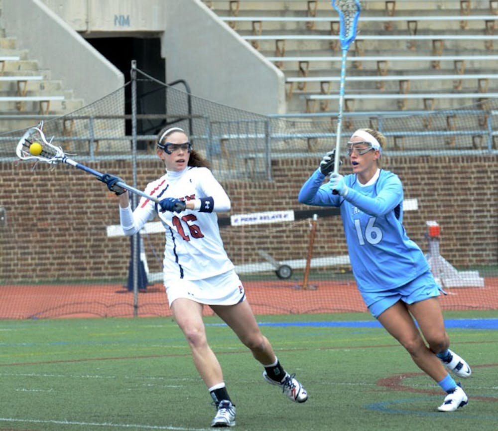 WLacrosse loses to UNC