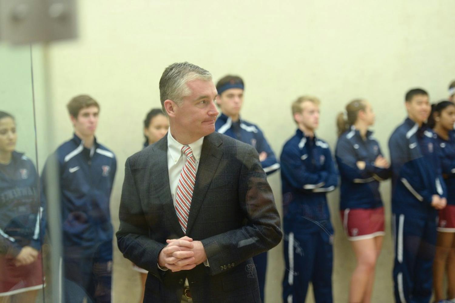 Penn squash coach Jack Wyant has built his program from the ground up and now has the Red and Blue in contention for their first-ever Potter Cup in just over a week.