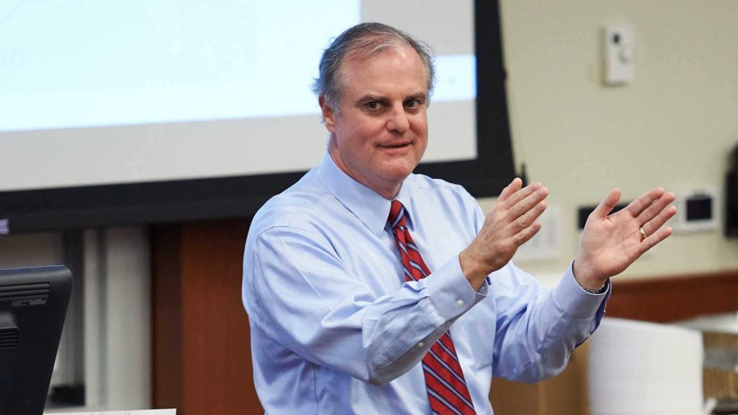 Former Senator Mark Pryor spoke at Penn on Tuesday night.