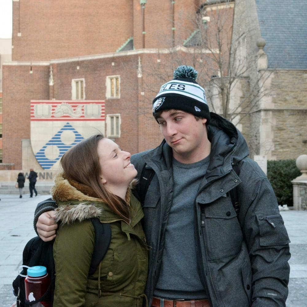 Nursing sophomore Taryn Pochon &amp; Engineering sophomore Alex Frias: "Remember that time we went segwaying in Old City?" "Yeah and remember when that lady fell off?"