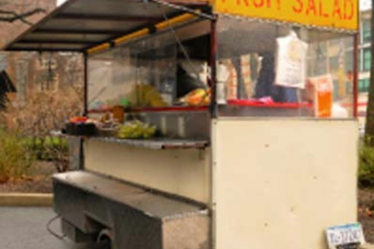 Don Ly had operated his fruit cart on campus for 18 years.