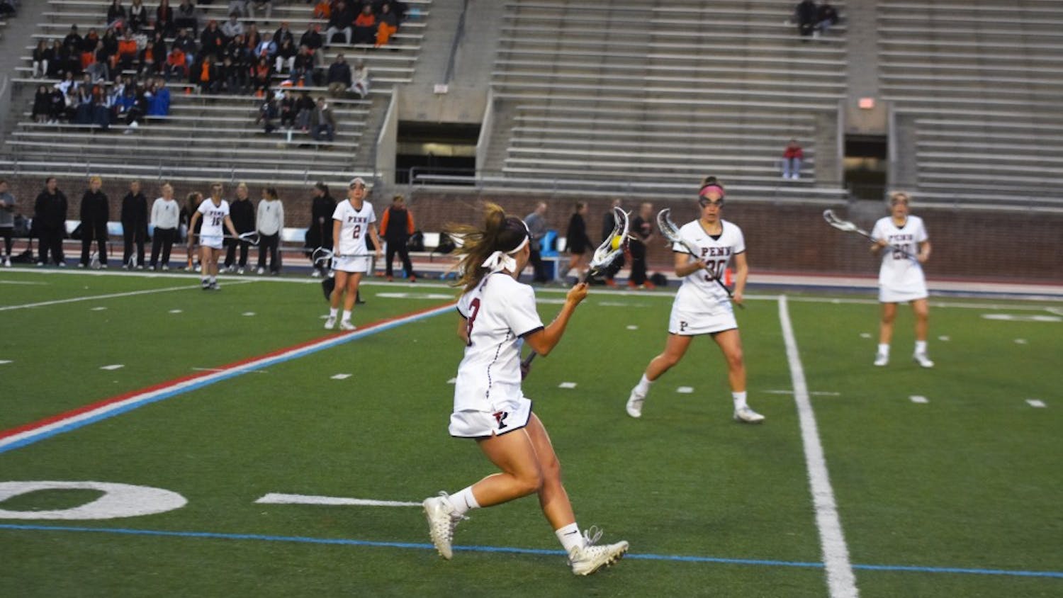 Although sophomore defender Katy Junior rarely factors into the scoring for Penn women's lacrosse, her contributions, along with those of her fellow defenders, have contributed immensely to the Quakers' strong season.