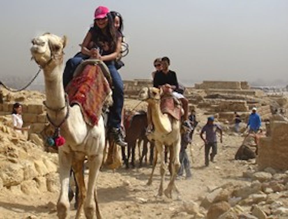 Students tour Egypt over break