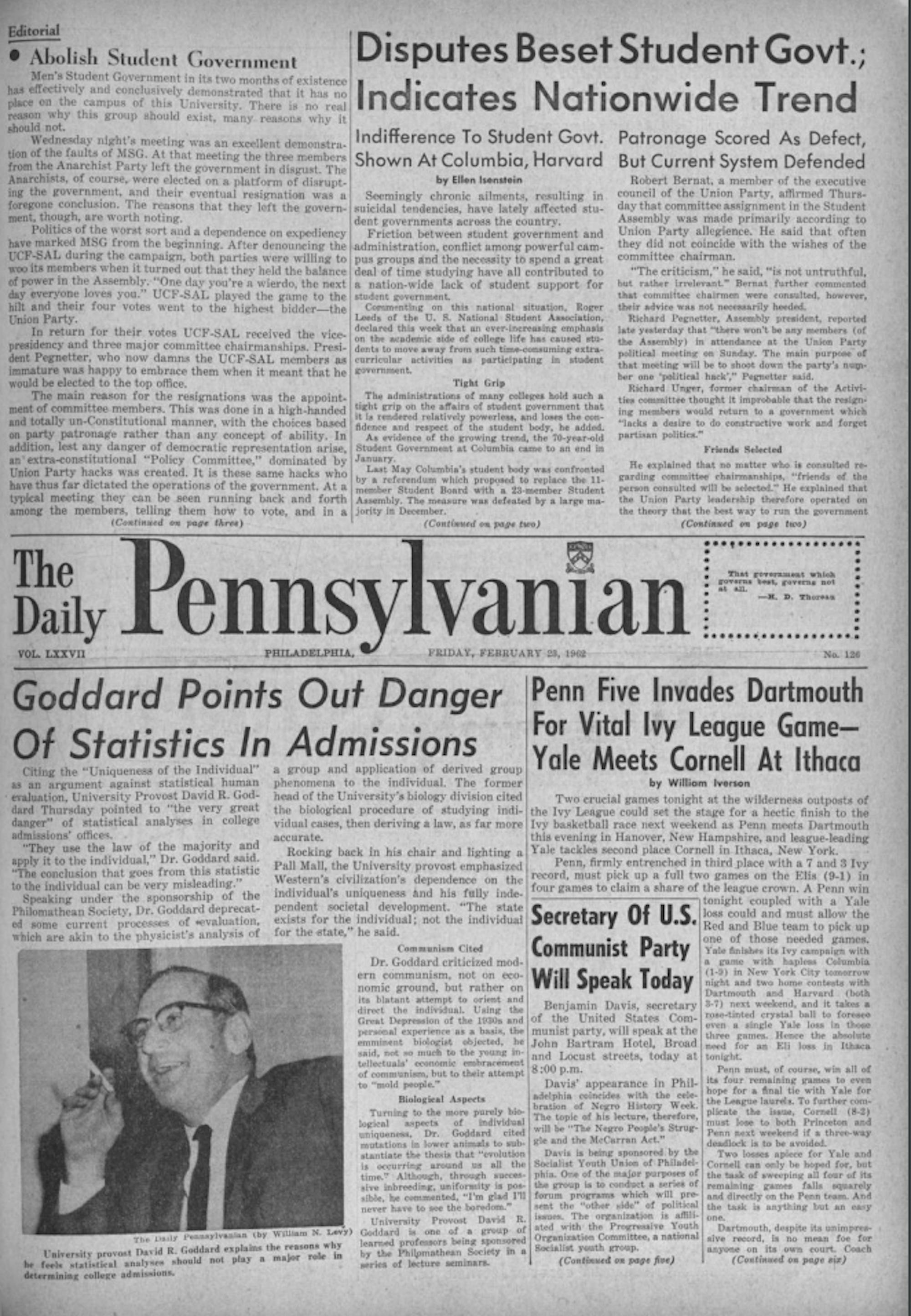 THE DP JOKE ISSUE 1962