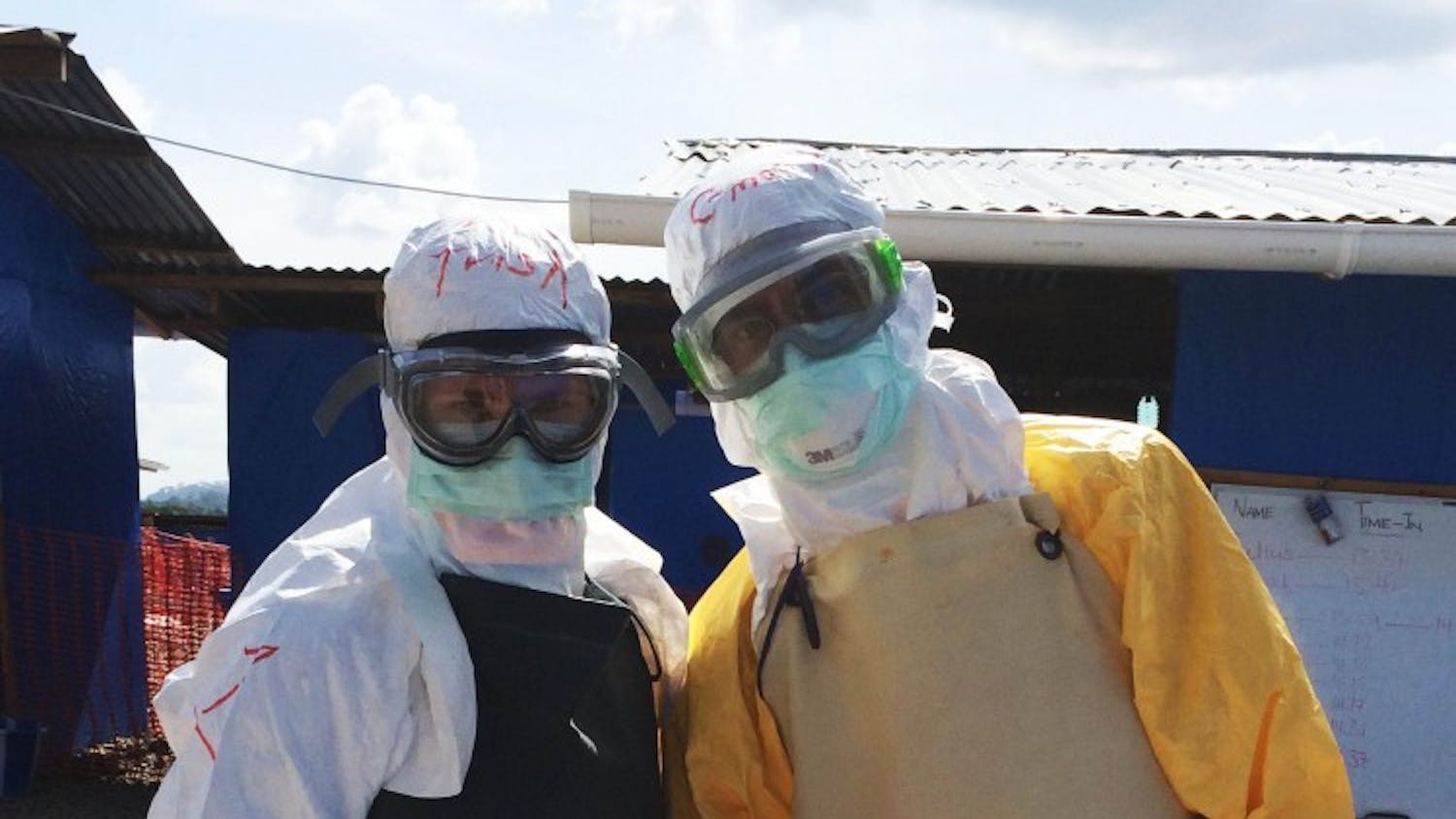 On the left is Doctor Trish Henwood, the newly appointed Director of Global Health Initiatives in Emergency Medicine at HUP.