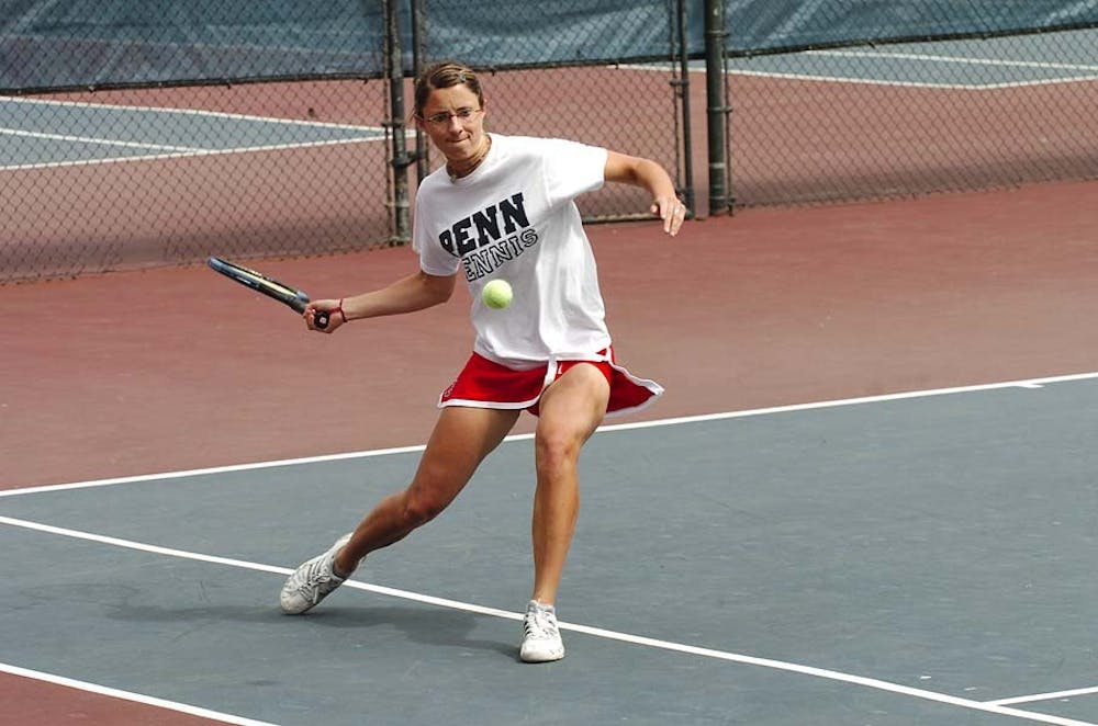 W. Tennis cool under fire in Ivy win No. 1