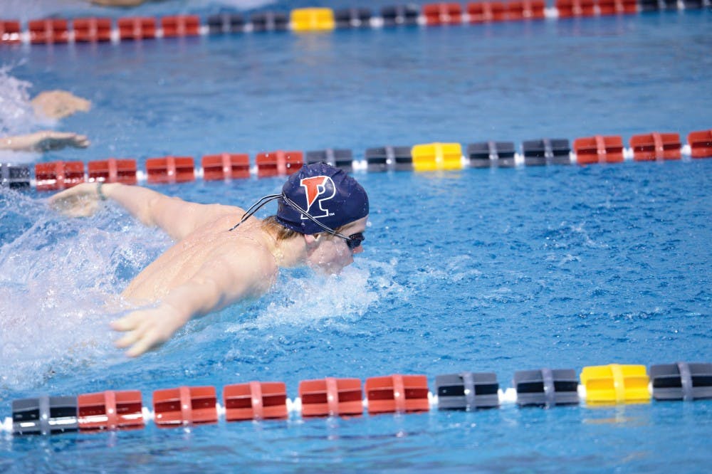 Sophomore Thomas Dillinger had the best individual performance for the Quakers at the meet, finishing first in both the 100-yard freestyle and 200yd breaststroke. He also finished second in the 200-yd individual medley.