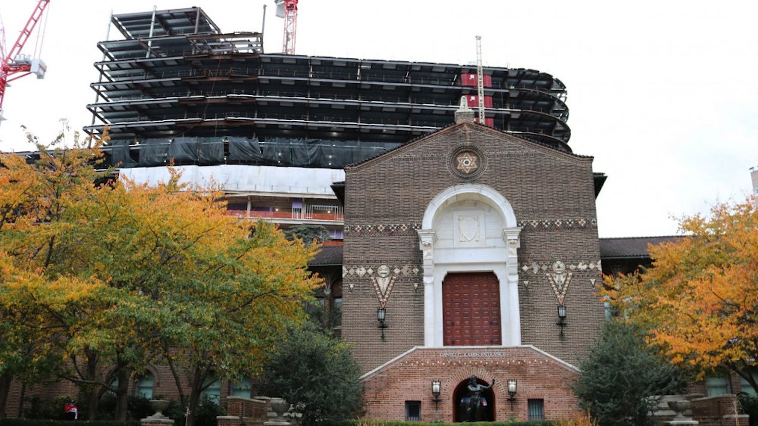 Penn museum medicine construction