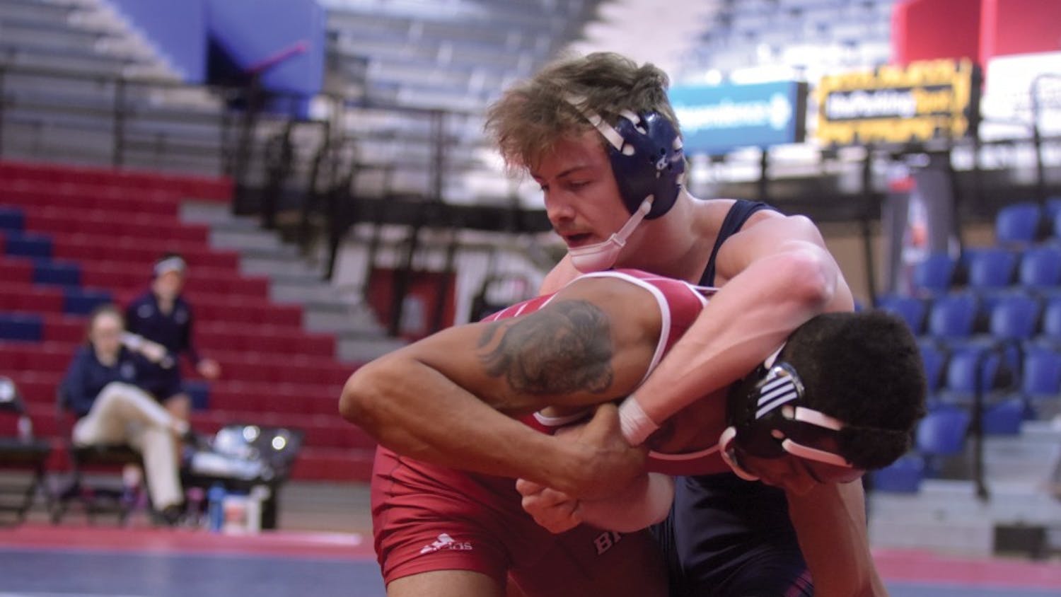 Senior 184-pounder Lorenzo Thomas helped Penn wrestling continue a late rally against Drexel with an 8-3 decision, but it wouldn't be enough as the Quakers fell, 23-16.