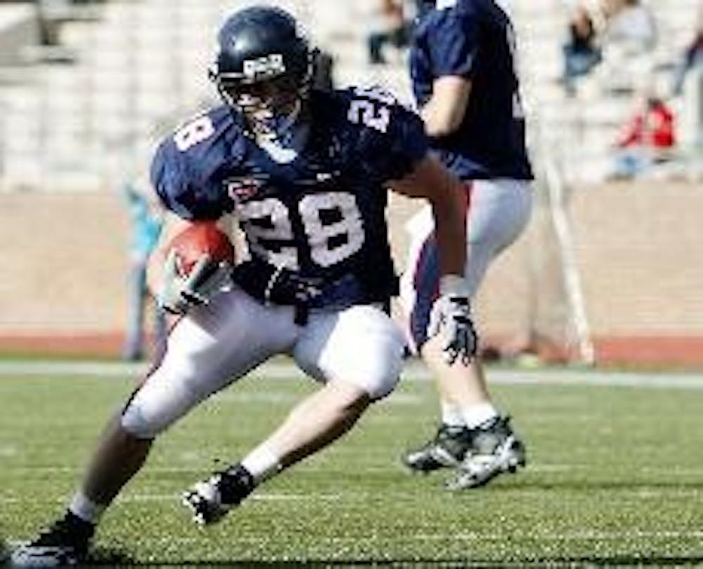 Veteran halfback Sandberg emerges as aerial threat