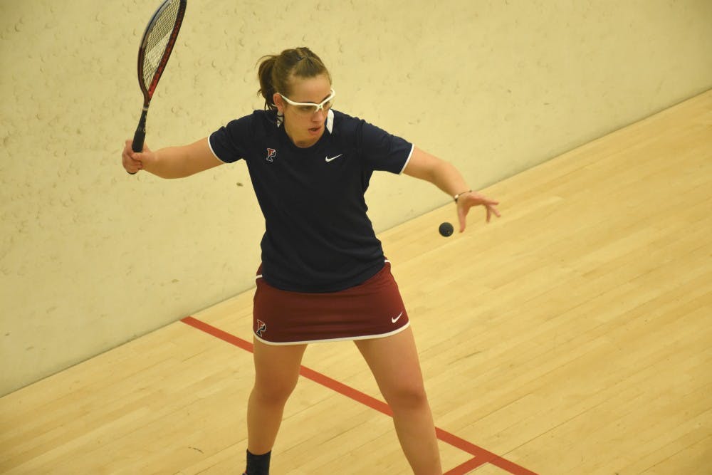 In her two years player squash at Penn, sophomore Marie Stephan has yet to lose a regular season match in 25 games played.