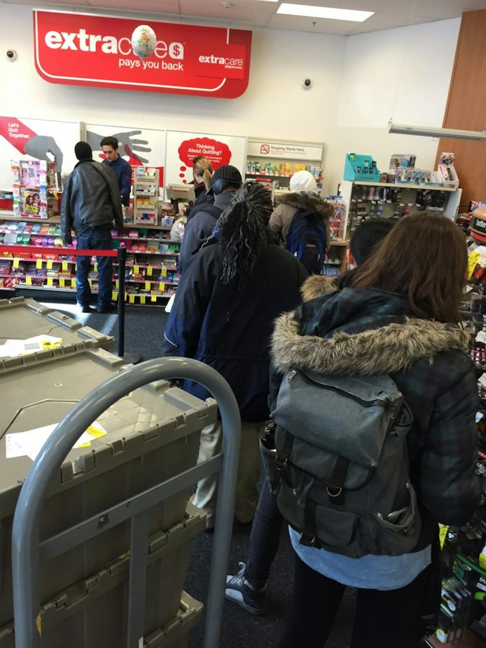 Shoppers returned to CVS following the outage.