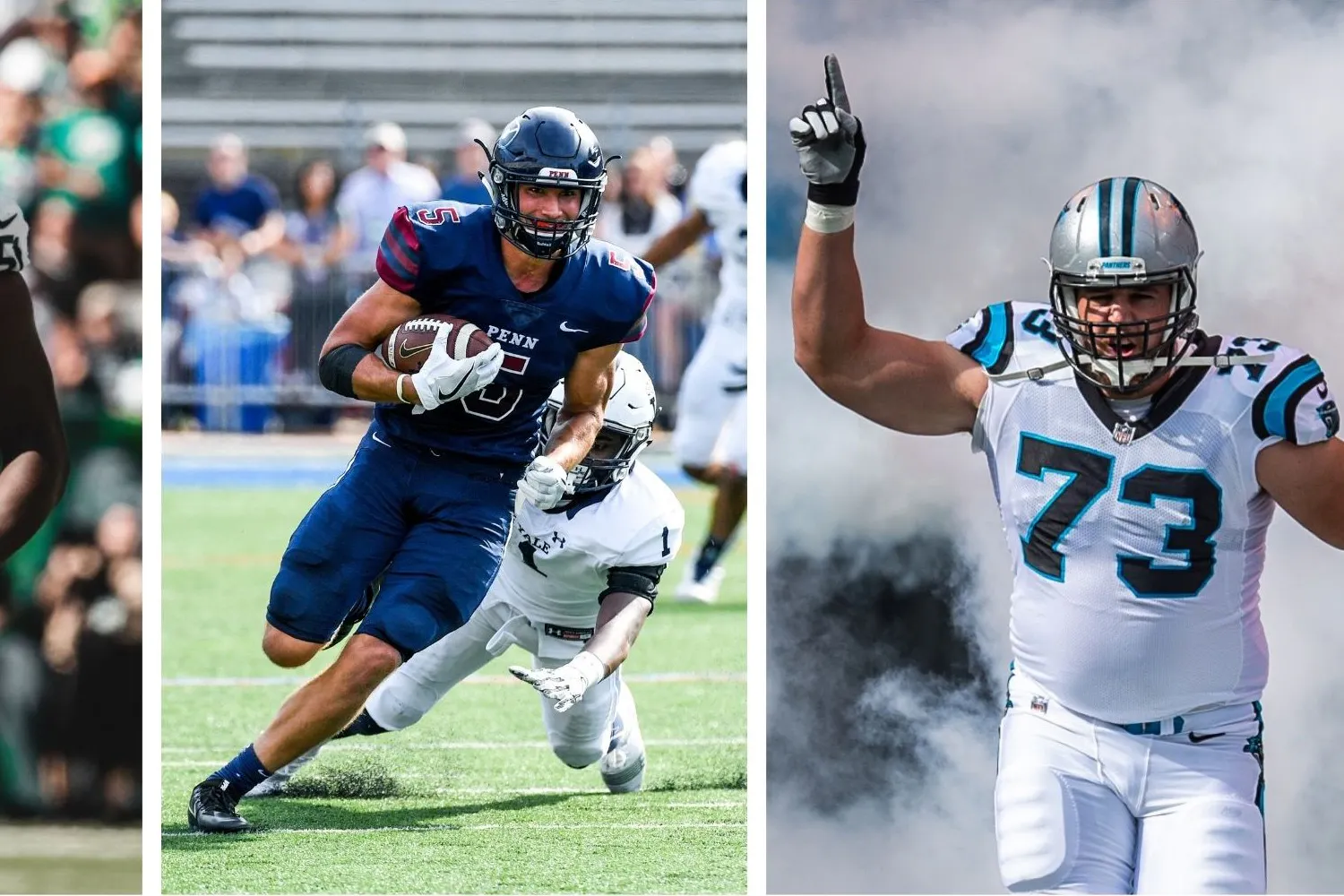 Brandon Copeland, Justin Watson, and Greg Van Roten NFL Football Players Collage.jpg