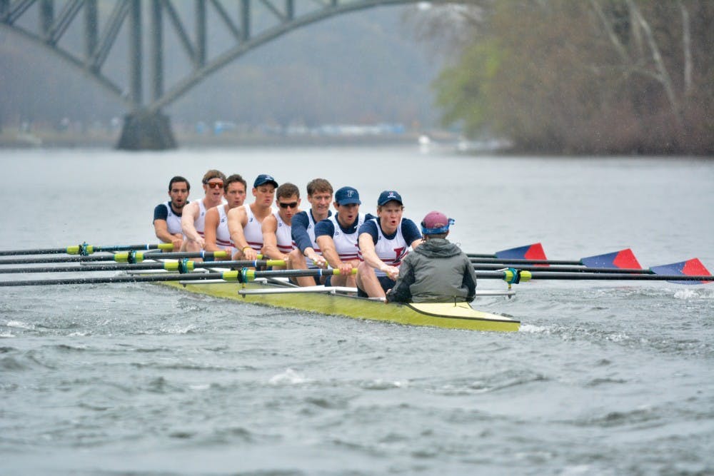 Originally from the Netherlands, sophomore Roel Van Borekhuizen of Penn heavyweight rowing is one of just three international athletes on the Schuylkill for the Quakers.