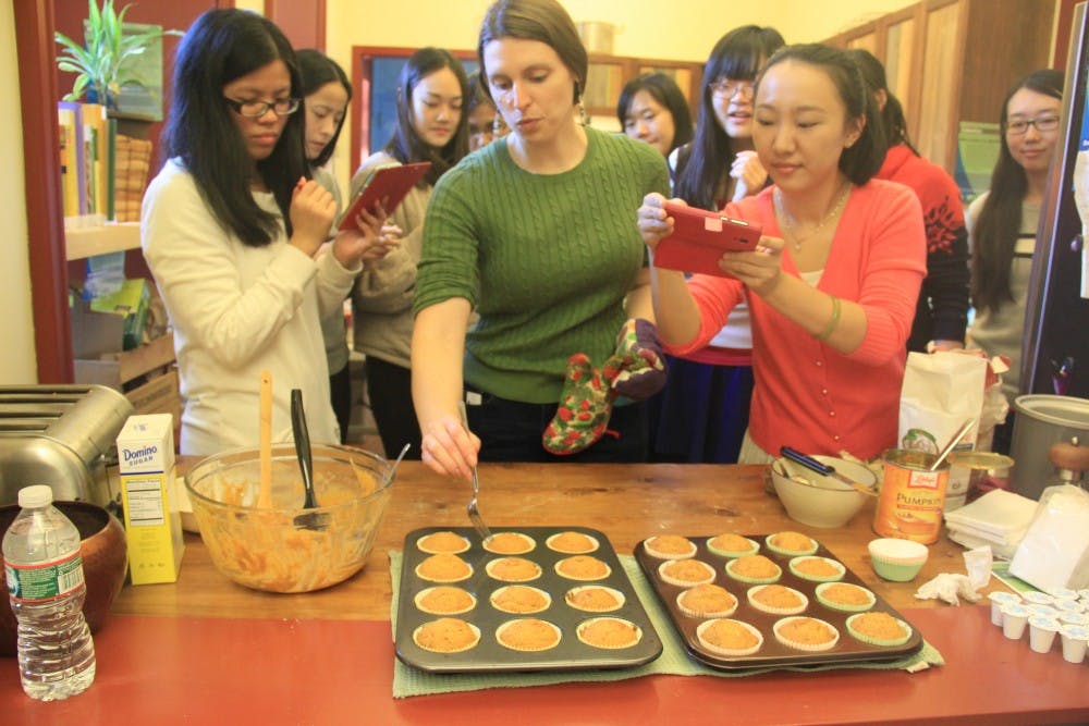 Students participated in a baking workshop hosted by the Graduate Student Center last week.