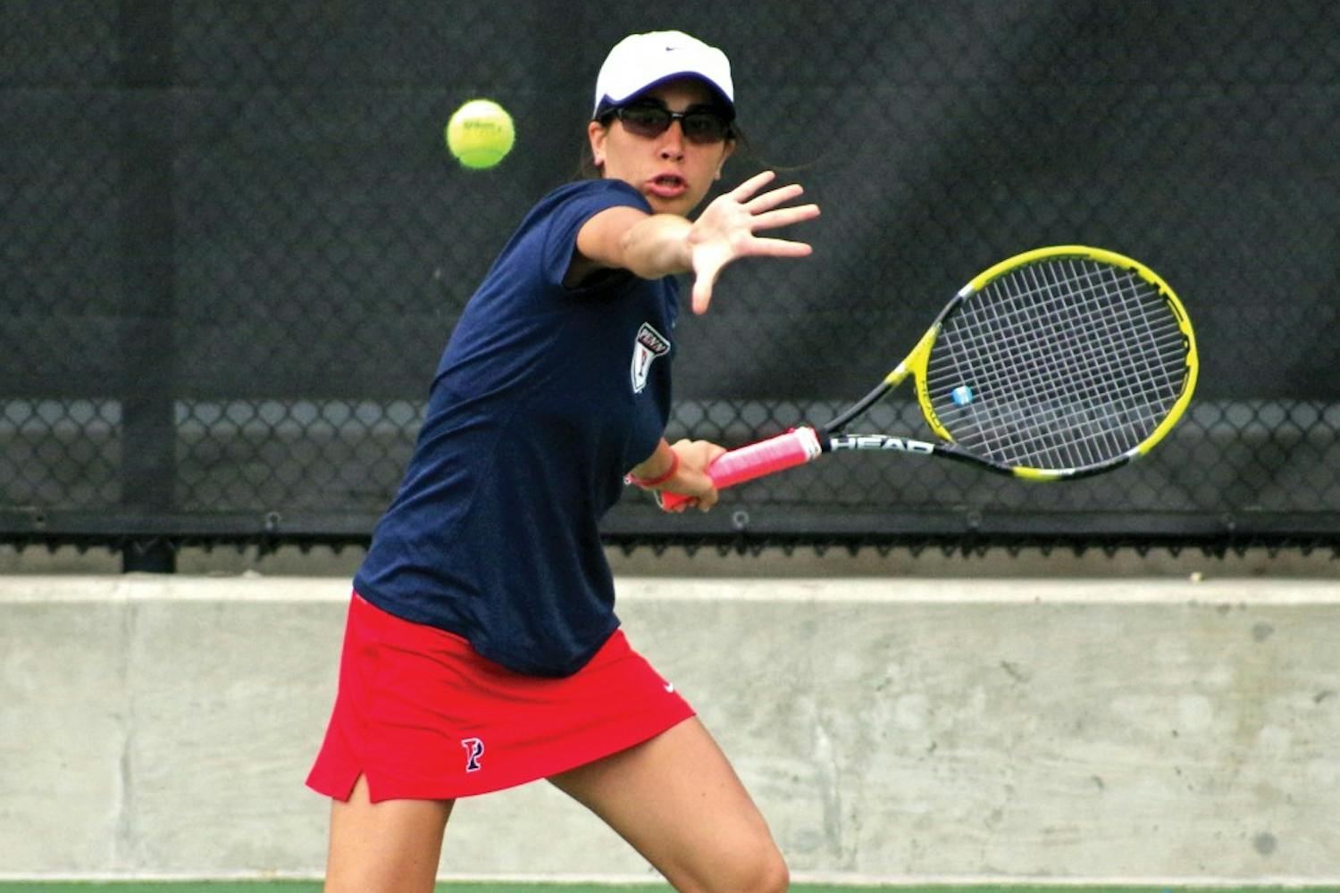 Argentinian senior captain Sol Eskenazi calls the No. 1 singles spot for Penn her home away from home.