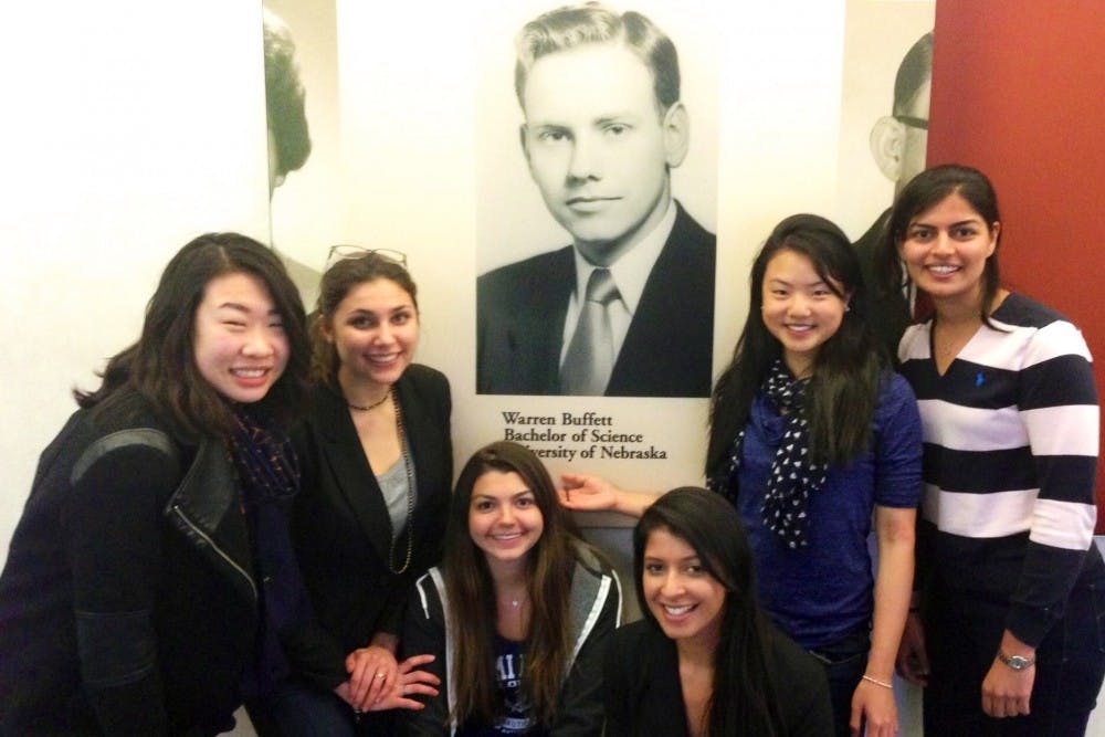 Seven members of the Penn chapter of Smart Woman Securities got the opportunity to meet Warren Buffett.