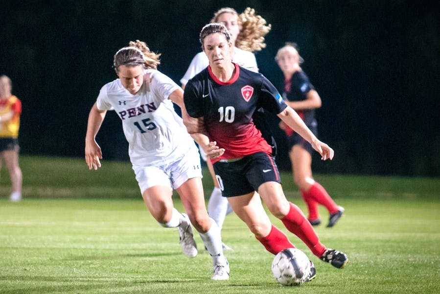 Women's Soccer Game Against St. Francis
