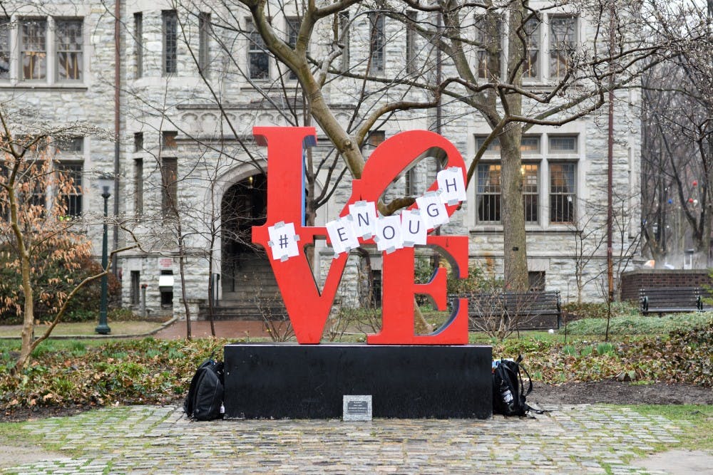 Gun violence protest