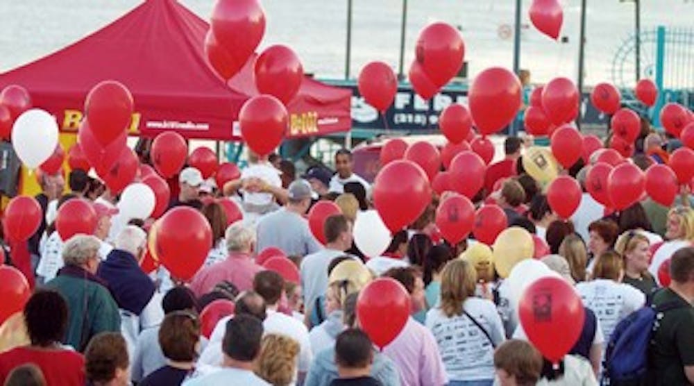 Lighting the night for leukemia, lymphoma
