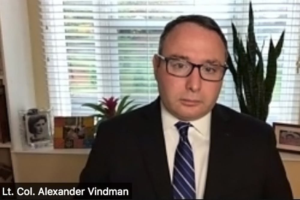 PWH fellow, impeachment witness Alexander Vindman fears Trump will target him if reelected