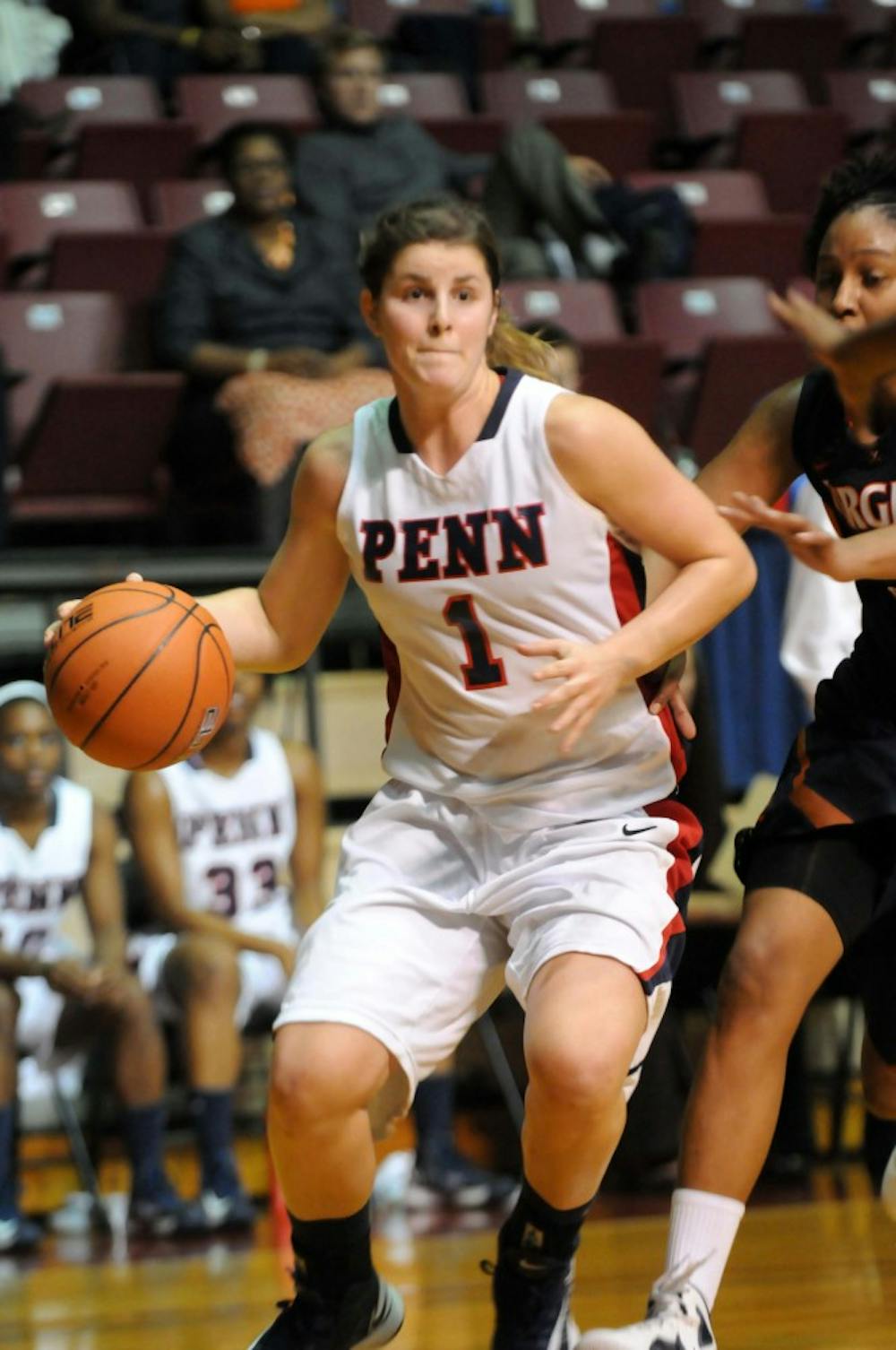 	*Junior Alyssa Baro*n is just 21 points away from reaching the 1,000-point benchmark for her Penn career. She will be one of 19 women in program history to reach the milestone, including Diana Caramanico and Jewel Clark. 
