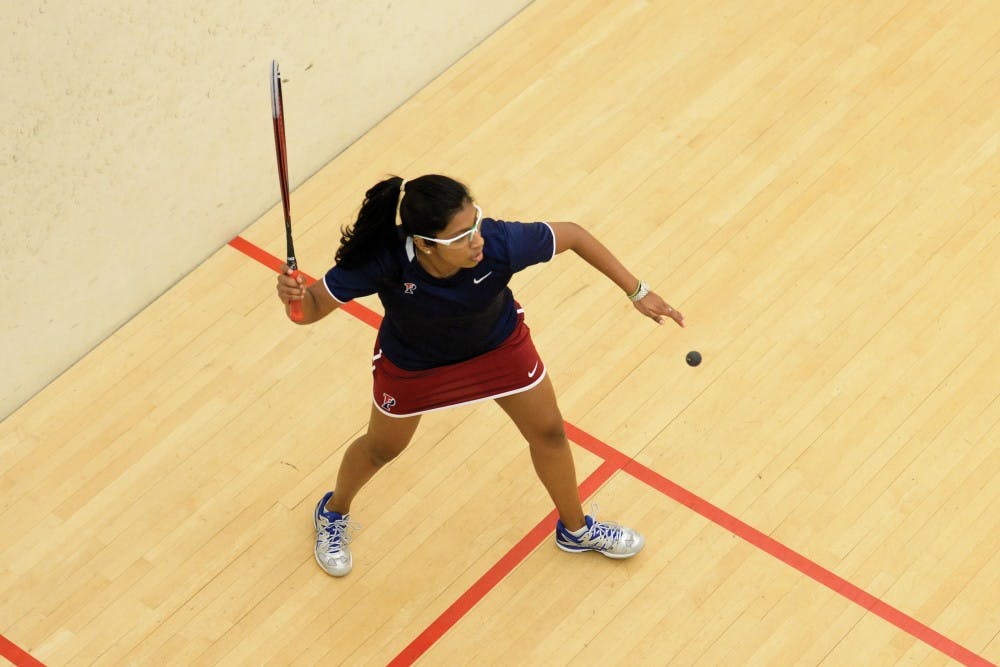 Junior Anaka Alankamony looks to lead Penn squash into a battle of top five squad this weekend, as the Quakers take on third-ranked Princeton.