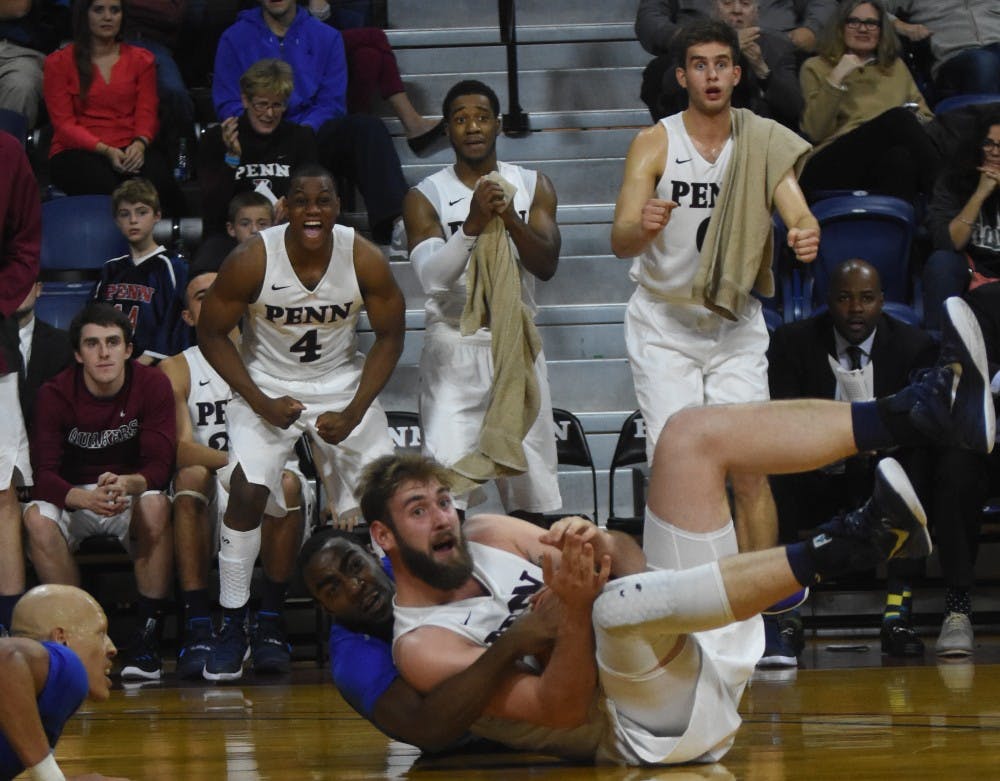 Darien Nelson-Henry's hustle was one of many good signs for Penn men's basketball over the weekend.