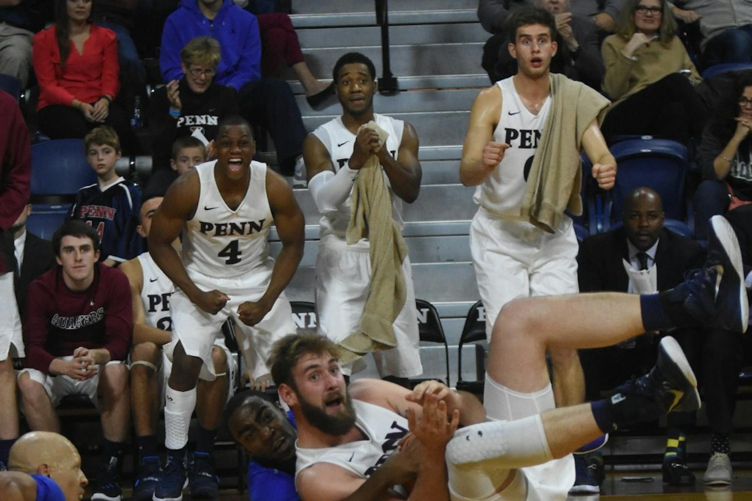 Darien Nelson-Henry's hustle was one of many good signs for Penn men's basketball over the weekend.
