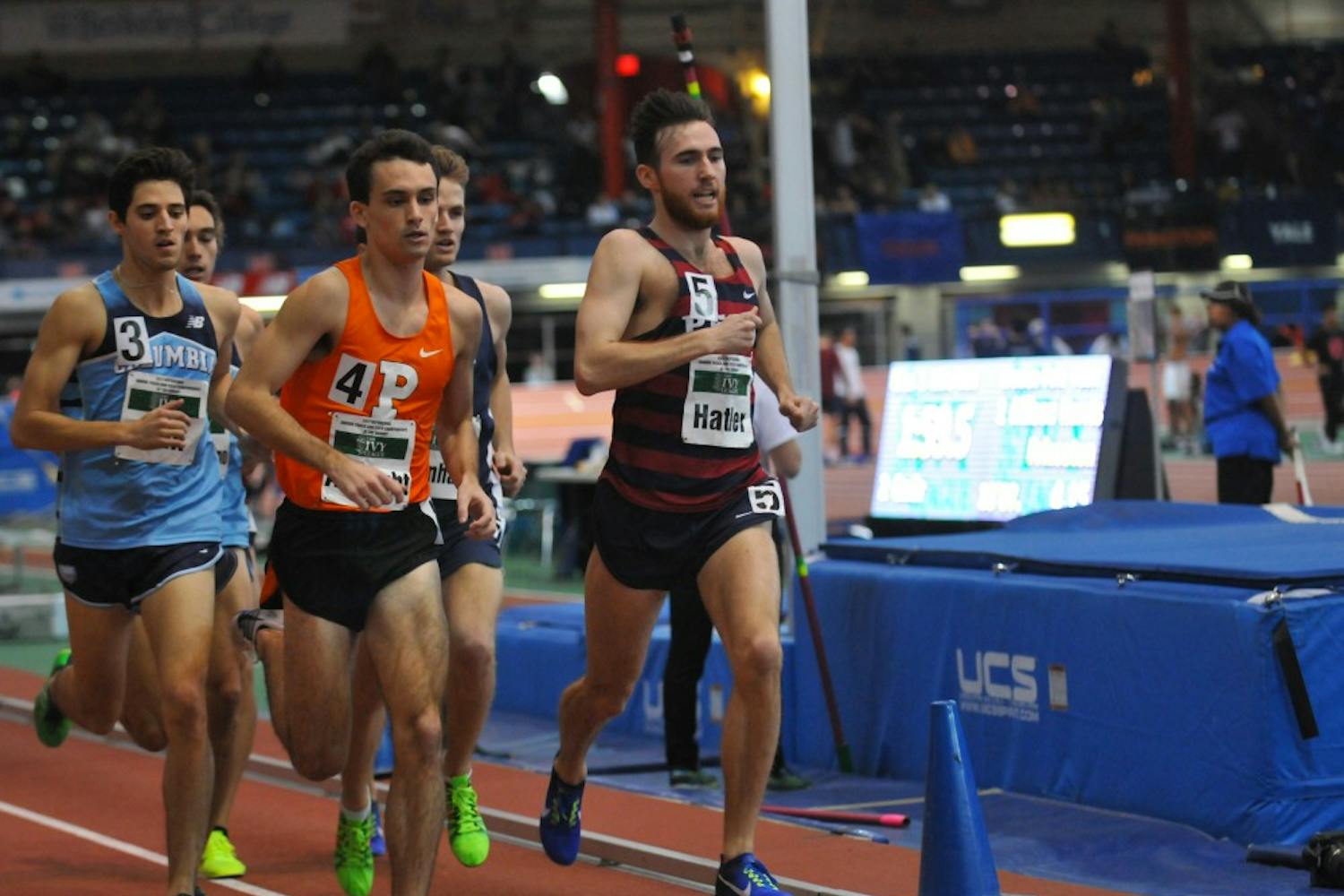Having already cracked the famed four-minute mile, senior Chris Hatler is one of several Penn distance runners to make history already in 2016-17.