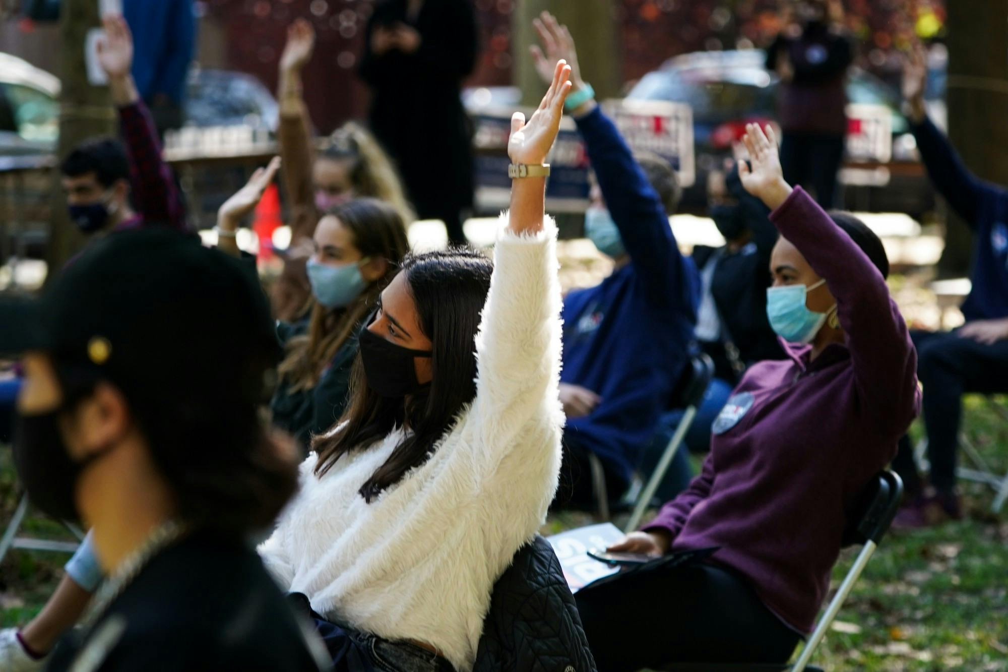 Andrew Yang Clark Park First Time Voters Students.jpg