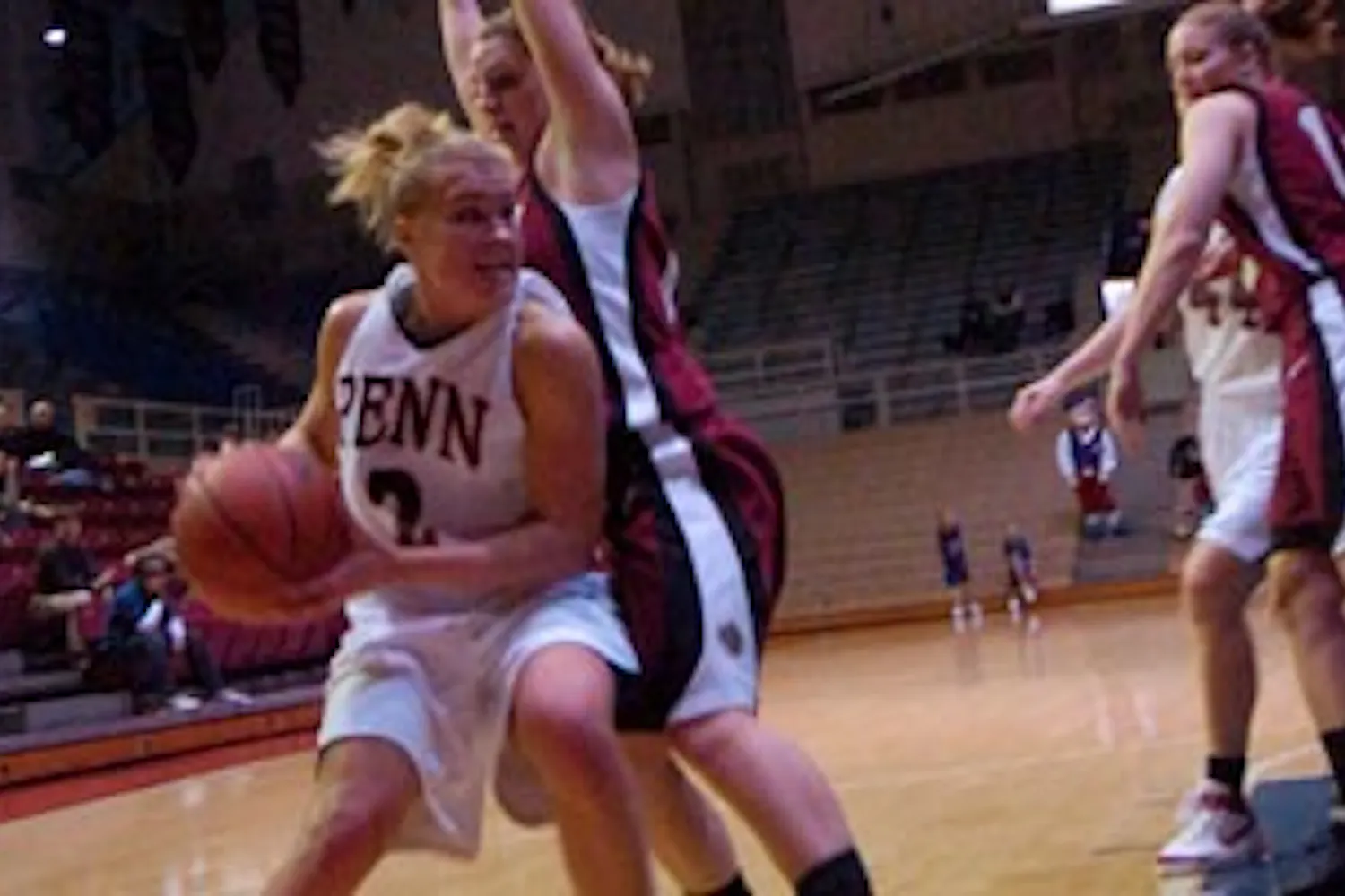 An unlikely practice partner for W. Hoops