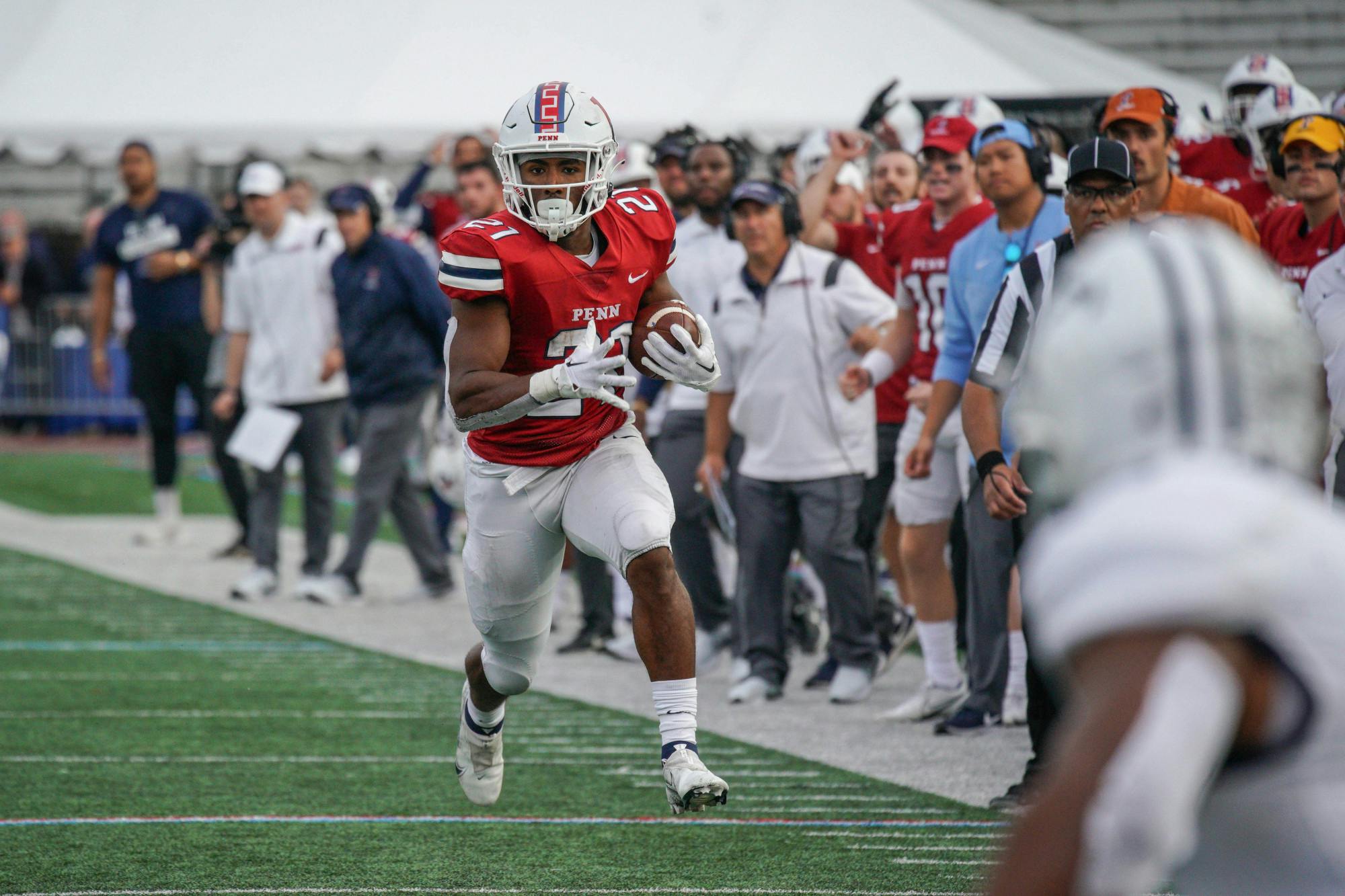 10-22-22 Football vs Yale Jonathan Mulatu (Anna Vazhaeparambil).jpg