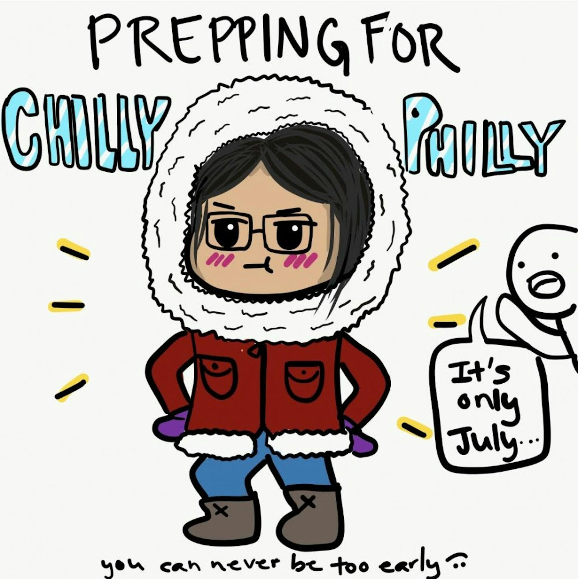 prepping for chilly philly