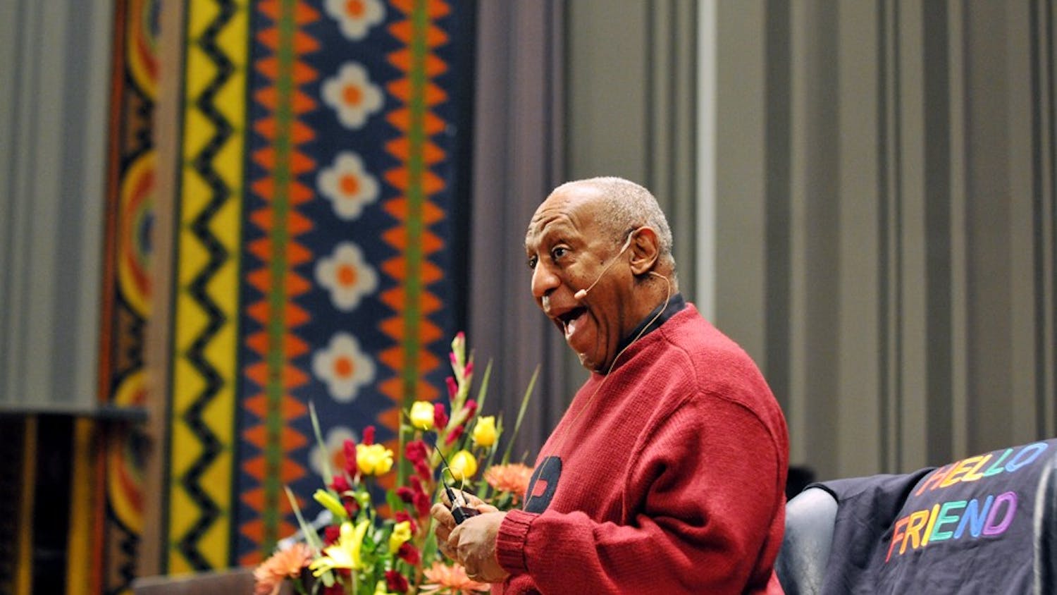 <p>Bill Cosby speaks in Irvine</p>