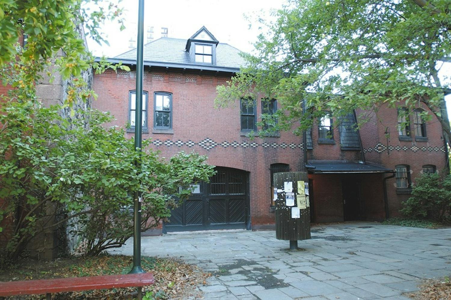 the carriage house, the current home of the LGBT center.