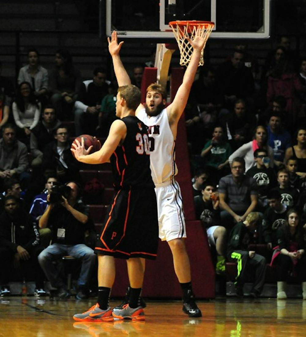 Men's Basketball vs. Princeton, their biggest victory in two years